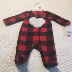 NWT Carter’s Buffalo Check Sleeper